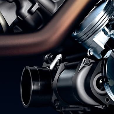 Oil change service - pouring fresh motor oil